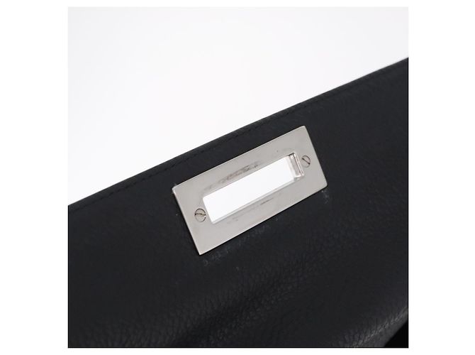 Salvatore Ferragamo Sofia Gancini Bag Leather 2way Black Silver Auth 210322V - Jerrillo - vue 20