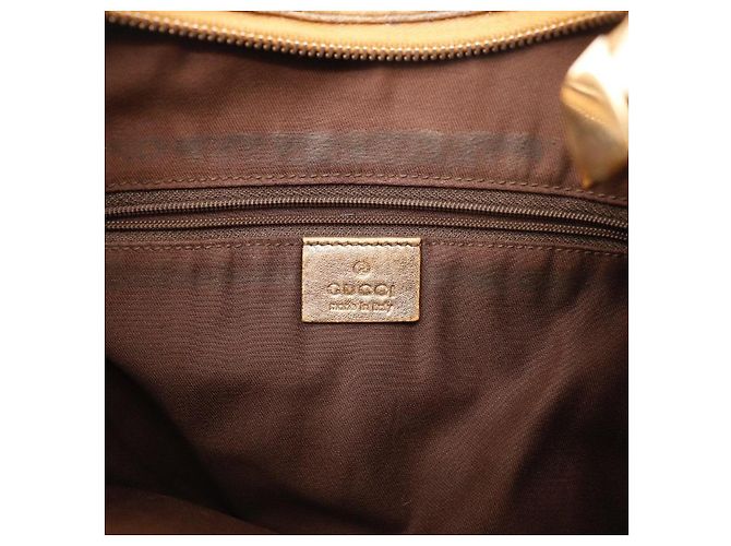 Bolsa Hobo Gucci Monogram Canvas Brown - vista 8