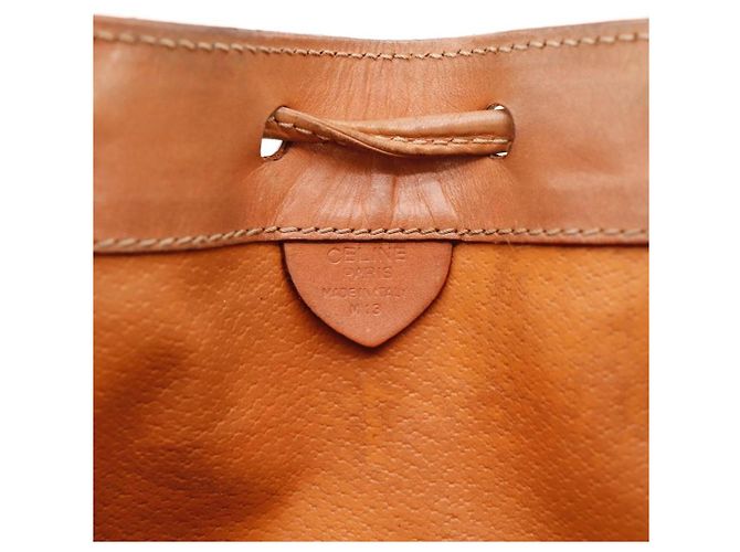 Céline Celine Monogram Bucket Bag Brown Leather - view 8
