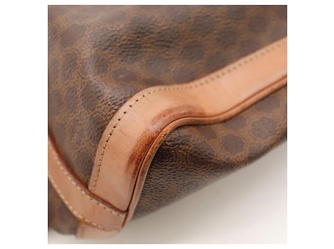 Céline Celine Monogram Bucket Bag Brown Leather - view 9