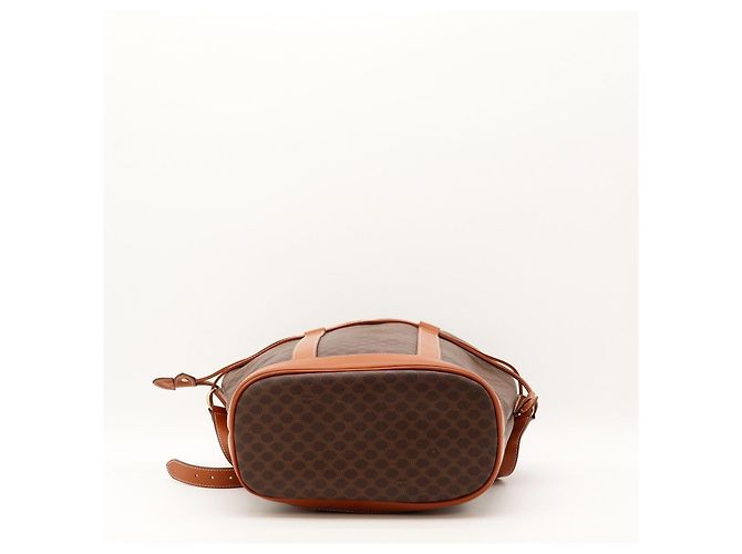 Céline Borsa Bucket Celine Monogram Canvas Pelle Brown - vista 5