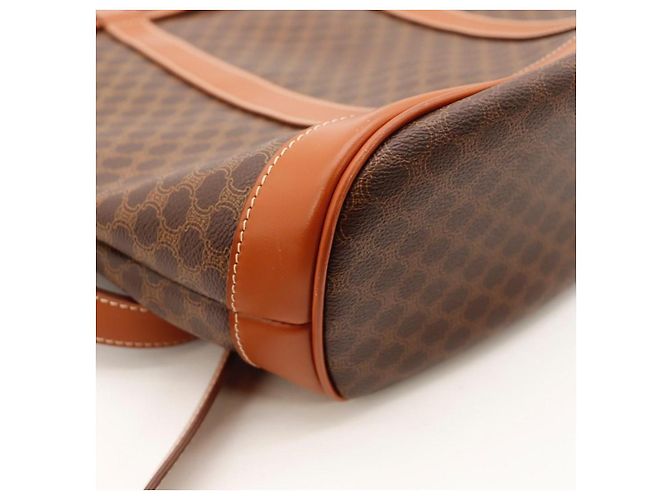 Céline Borsa Bucket Celine Monogram Canvas Pelle Brown - vista 8