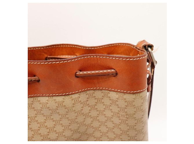 Céline Bolso Bucket Celine Monogram Canvas Leather - vista 10