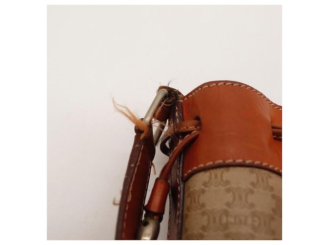 Céline Bolso Bucket Celine Monogram Canvas Leather - vista 11