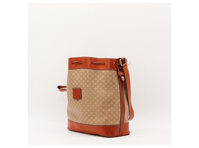 Céline Bolso Bucket Celine Monogram Canvas Leather - vista 2