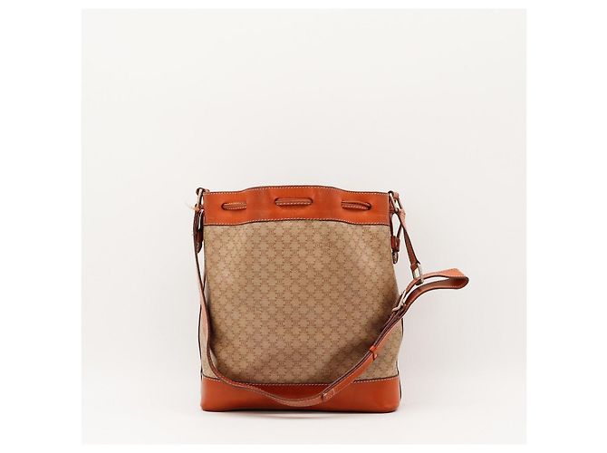 Céline Bolso Bucket Celine Monogram Canvas Leather - vista 3