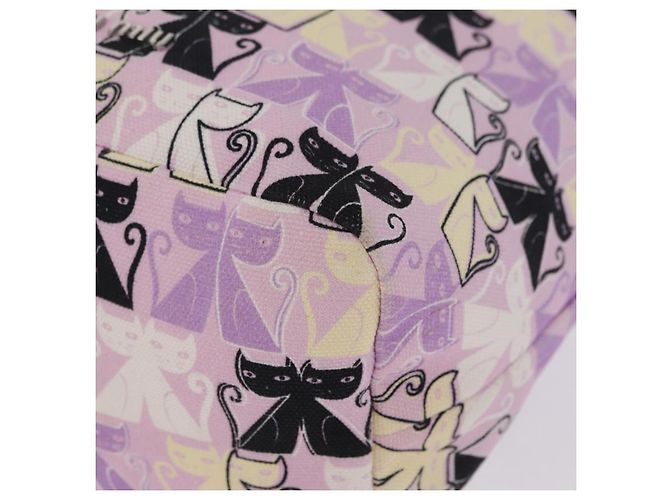 Miu Miu Pouch Canvas Pink Silver Auth 212496A - Jerrillo - vista 10