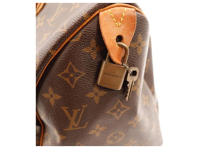 Louis Vuitton Speedy 30 Monogram Canvas Brown - vista 10