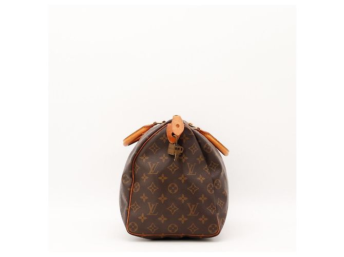 Louis Vuitton Speedy 30 Monogram Canvas Brown - vista 3