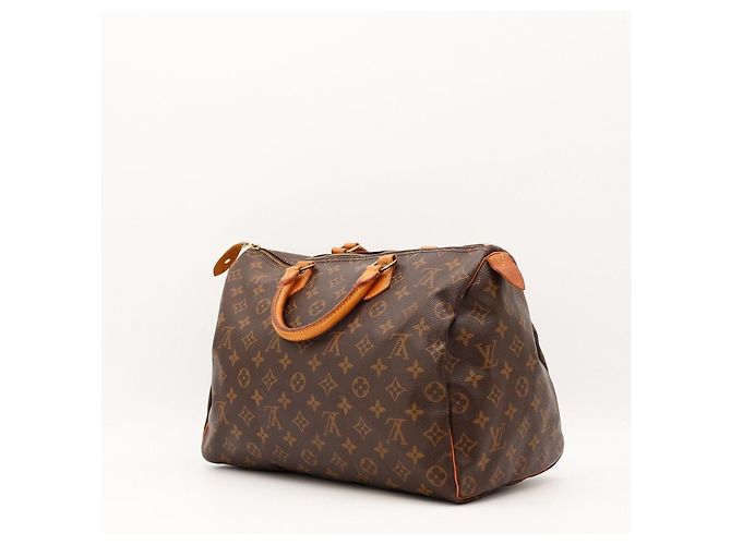 Louis Vuitton Speedy 30 Monogram Canvas Brown - vista 5