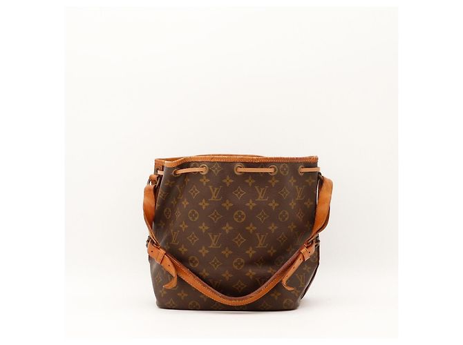 Louis Vuitton Monogram Noe Beuteltasche aus Leder braun - Ansicht 3