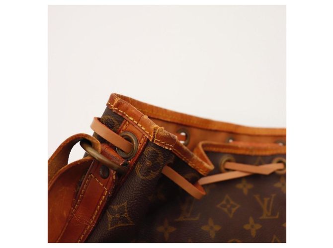 Louis Vuitton Monogram Noe Beuteltasche aus Leder braun - Ansicht 7