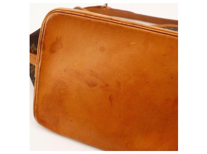 Louis Vuitton Monogram Noe Beuteltasche aus Leder braun - Ansicht 8