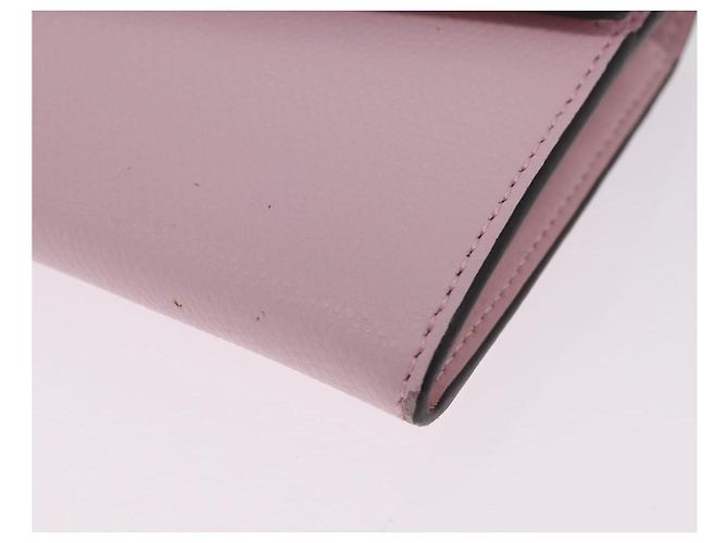 FENDI Continental Long Wallet Leder Rosa Gold Auth 212147M - Jerrillo - Ansicht 10