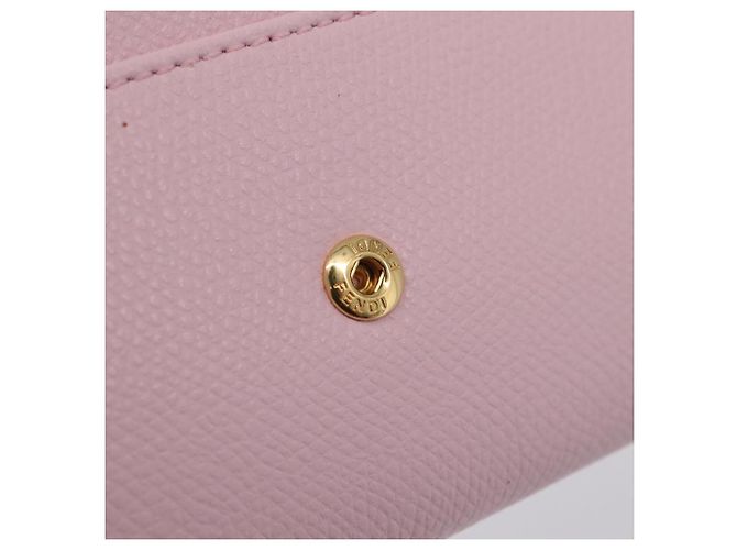 FENDI Continental Long Wallet Leder Rosa Gold Auth 212147M - Jerrillo - Ansicht 17
