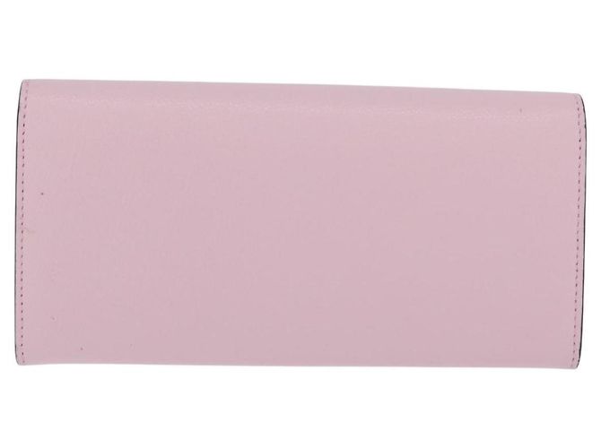 FENDI Continental Long Wallet Leder Rosa Gold Auth 212147M - Jerrillo - Ansicht 3