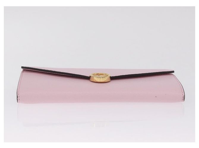 FENDI Continental Long Wallet Leder Rosa Gold Auth 212147M - Jerrillo - Ansicht 8