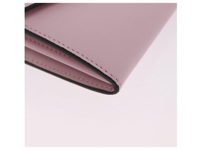 FENDI Continental Long Wallet Leder Rosa Gold Auth 212147M - Jerrillo - Ansicht 9