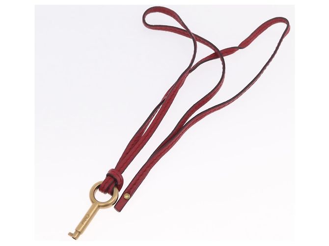 Chloé Chloe Paddington Hand Bag Leather Red Gold Tone Auth 211551V - Jerrillo - vista 12