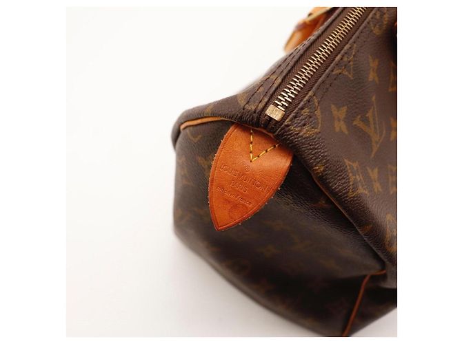 Borsa a mano Louis Vuitton Speedy 30 Monogram Canvas Brown - vista 10