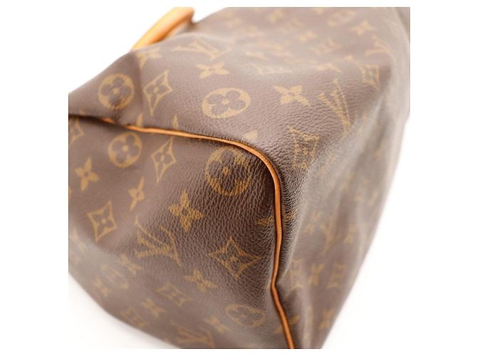 Borsa a mano Louis Vuitton Speedy 30 Monogram Canvas Brown - vista 11