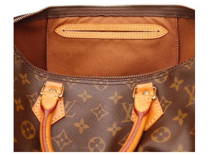 Borsa a mano Louis Vuitton Speedy 30 Monogram Canvas Brown - vista 7
