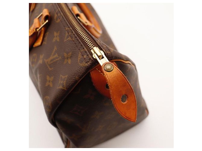 Borsa a mano Louis Vuitton Speedy 30 Monogram Canvas Brown - vista 9