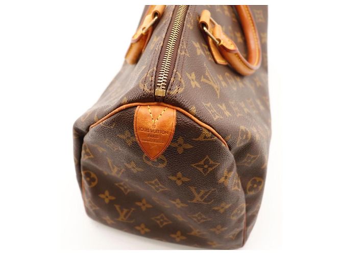Borsa a mano Louis Vuitton Speedy 30 Monogram Canvas Brown - vista 11
