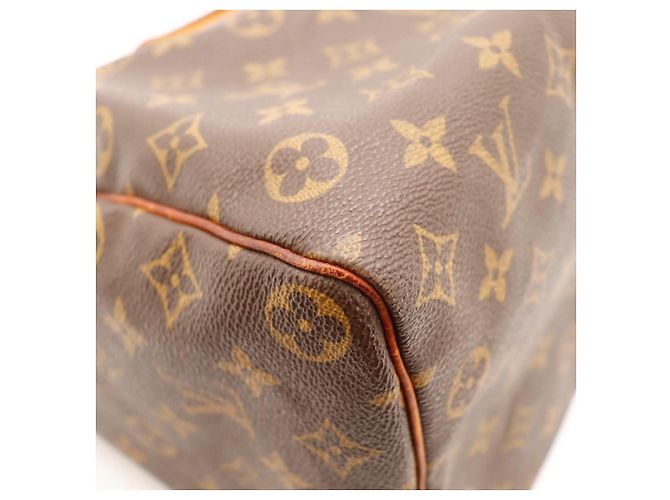Borsa a mano Louis Vuitton Speedy 30 Monogram Canvas Brown - vista 12
