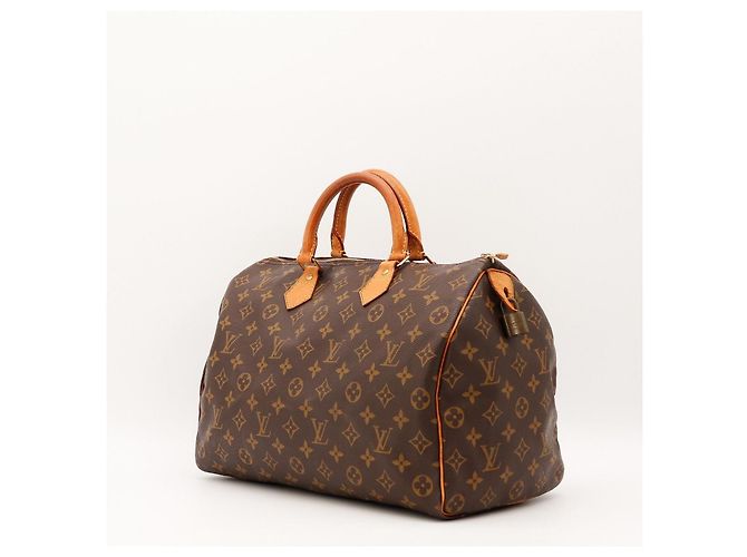 Borsa a mano Louis Vuitton Speedy 30 Monogram Canvas Brown - vista 2