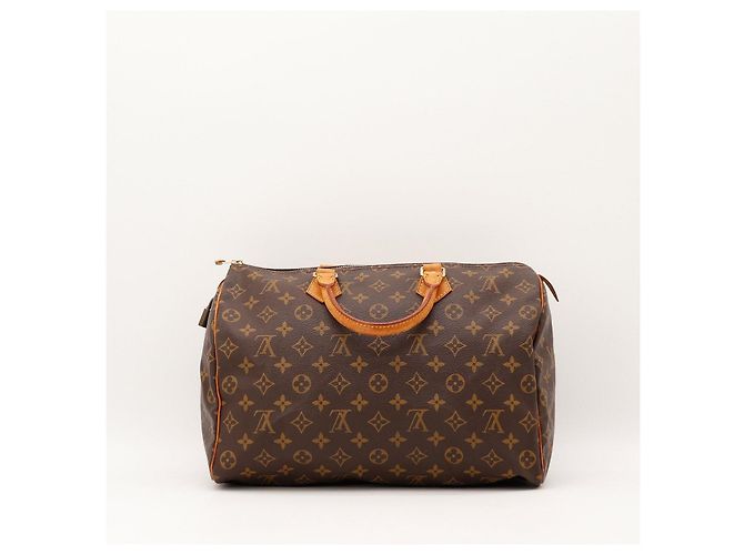 Borsa a mano Louis Vuitton Speedy 30 Monogram Canvas Brown - vista 4