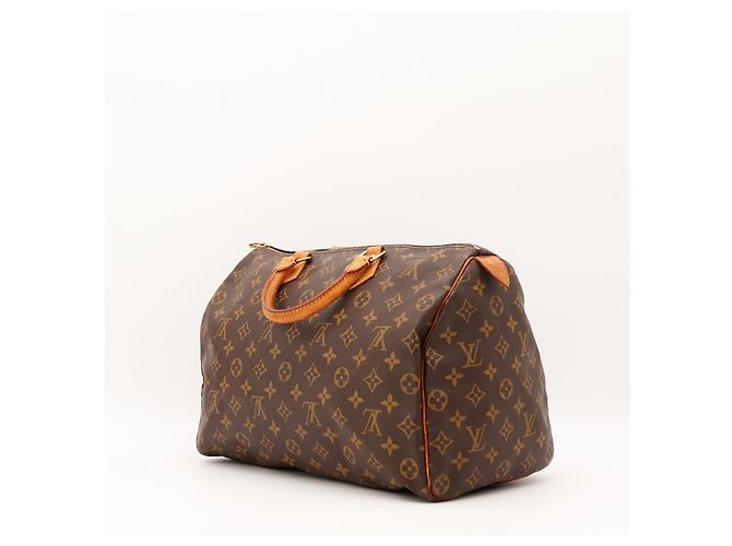 Borsa a mano Louis Vuitton Speedy 30 Monogram Canvas Brown - vista 5