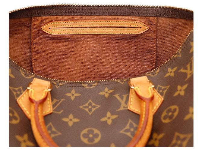 Borsa a mano Louis Vuitton Speedy 30 Monogram Canvas Brown - vista 7