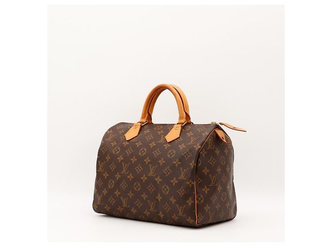 Borsa a mano Louis Vuitton Speedy 30 Monogram Canvas Brown - vista 2