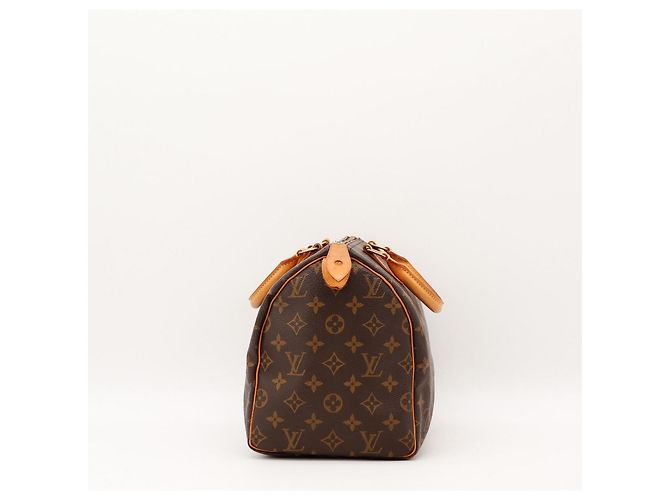 Borsa a mano Louis Vuitton Speedy 30 Monogram Canvas Brown - vista 3