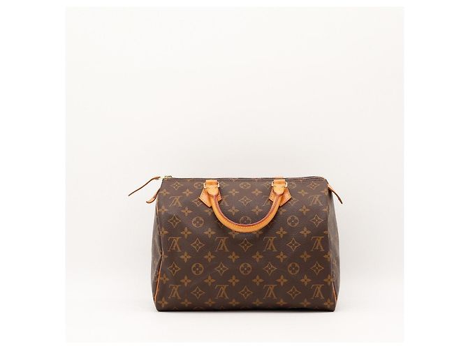 Borsa a mano Louis Vuitton Speedy 30 Monogram Canvas Brown - vista 4