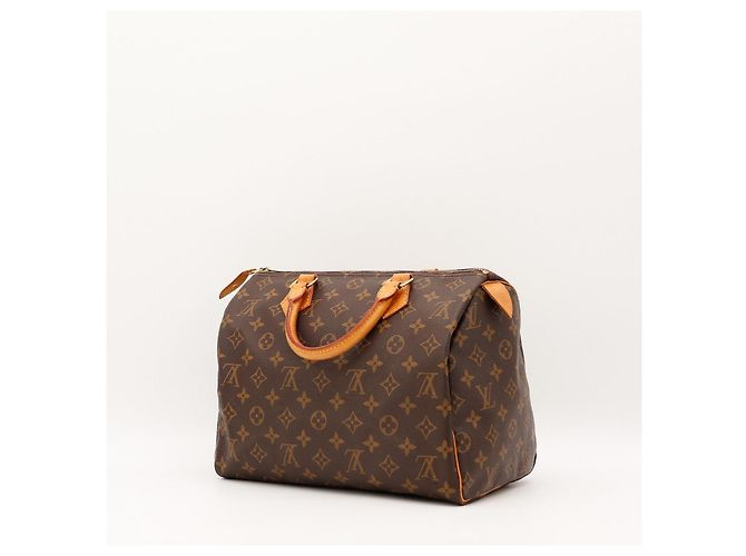Borsa a mano Louis Vuitton Speedy 30 Monogram Canvas Brown - vista 5