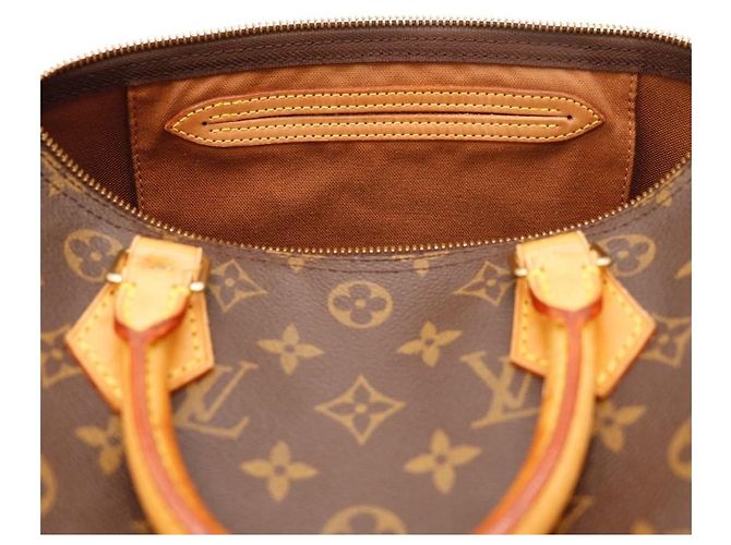 Borsa a mano Louis Vuitton Speedy 30 Monogram Canvas Brown - vista 7