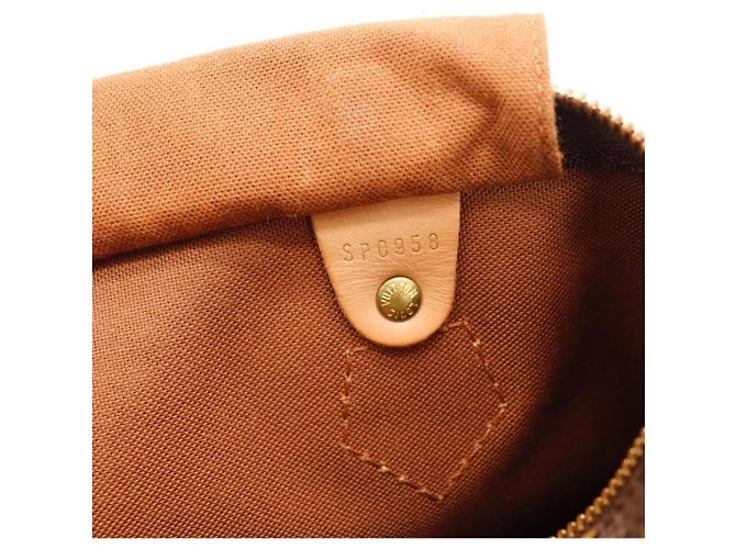 Borsa a mano Louis Vuitton Speedy 30 Monogram Canvas Brown - vista 8