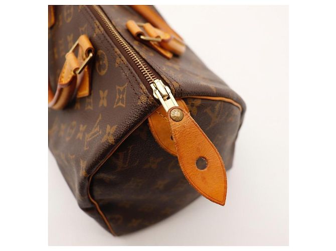 Borsa a mano Louis Vuitton Speedy 30 Monogram Canvas Brown - vista 9
