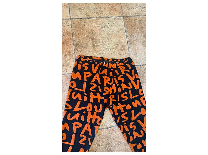 Pantalon Louis Vuitton Monogram Print - vue 2
