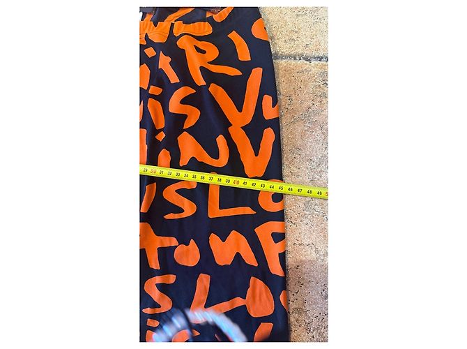 Pantalon Louis Vuitton Monogram Print - vue 6
