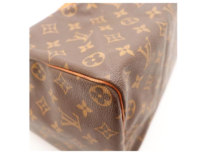 Borsa a mano Louis Vuitton Speedy 30 Monogram Canvas Brown - vista 12