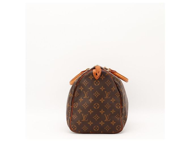 Borsa a mano Louis Vuitton Speedy 30 Monogram Canvas Brown - vista 3