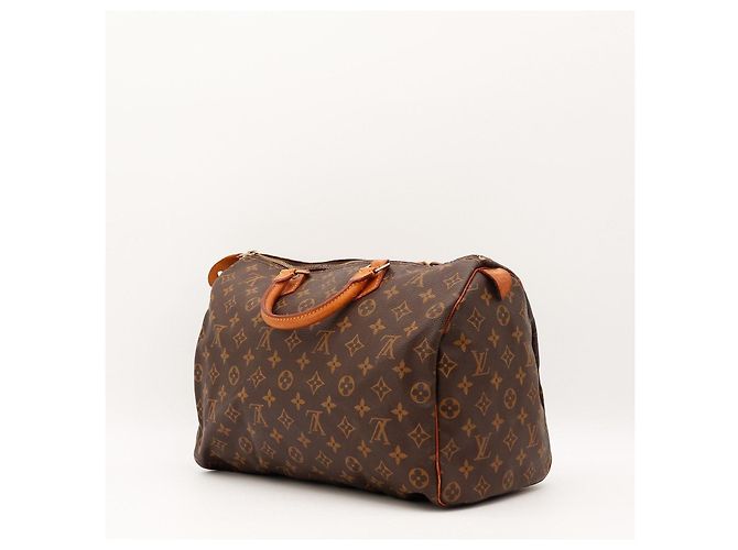 Borsa a mano Louis Vuitton Speedy 30 Monogram Canvas Brown - vista 5