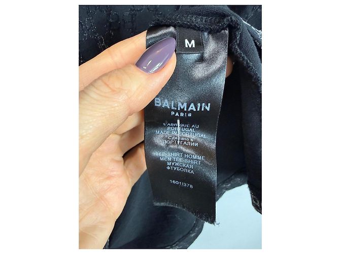 T-shirt Monogram Balmain - vista 3