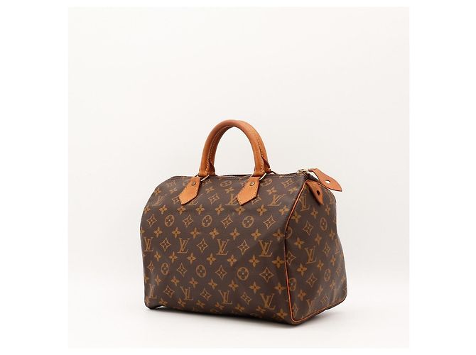 Louis Vuitton Speedy 30 Monogram Canvas Brown Handbag - view 2