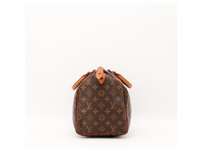 Louis Vuitton Speedy 30 Monogram Canvas Brown Handbag - view 3