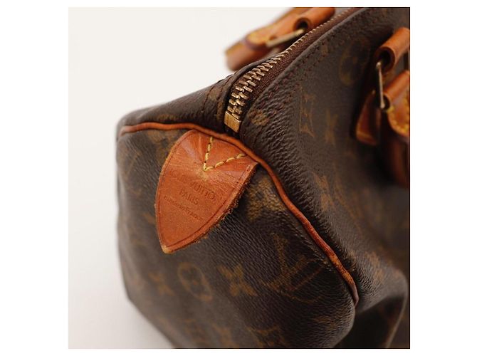 Sac à main Louis Vuitton Speedy 30 Monogram Canvas Brown - vue 10
