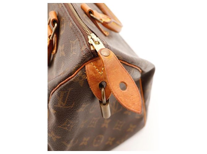 Sac à main Louis Vuitton Speedy 30 Monogram Canvas Brown - vue 9